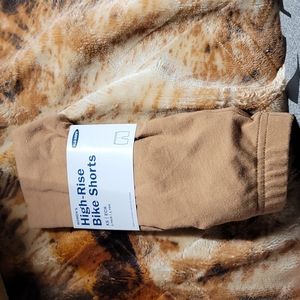 Tan bike shorts